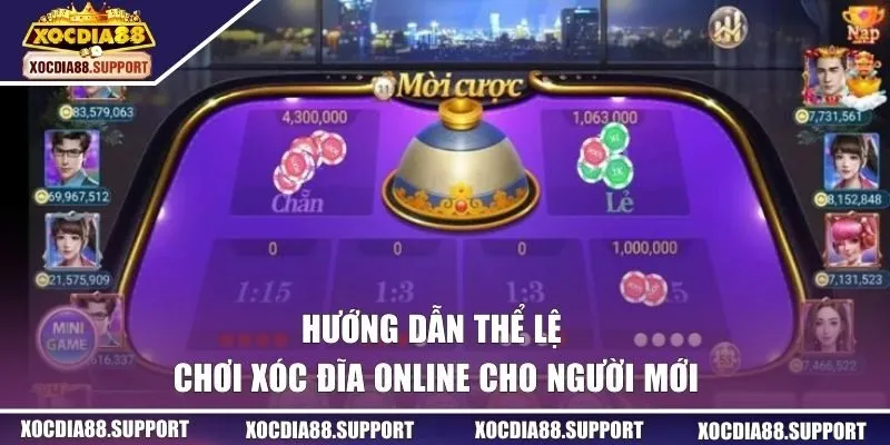 Hướng dẫn thể lệ chơi xóc đĩa online cho người mới